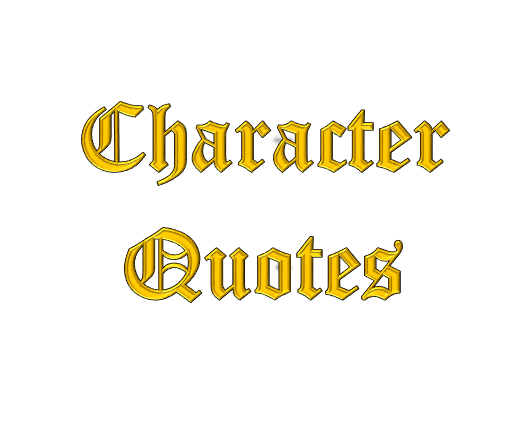 Character Quotes Weekly Email Newsletter
